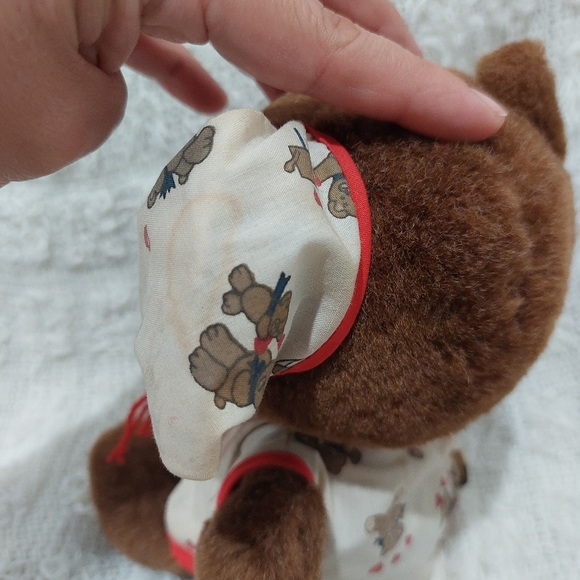 Vintage 1986 Applause Bosco Musical Bedtime Teddy Bear Plush - Picture 4 of 9